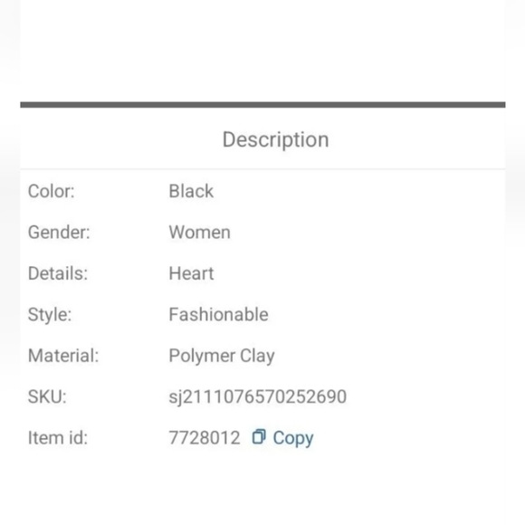 2PCS Letter Detail Heart Decor multicolor - Picture 4 of 4